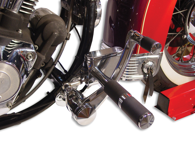 Chrome 3 inch Extended Forward Control Kit for 1986-99 Softail