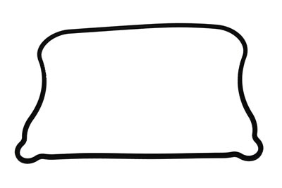 James Rocker Box Rubber Gasket for Harley XL 1986-1988 - Click Image to Close
