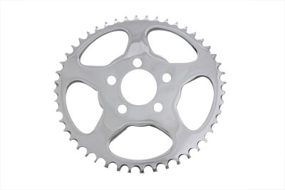 Rear Sprocket Flat Chrome 48 Tooth - Click Image to Close