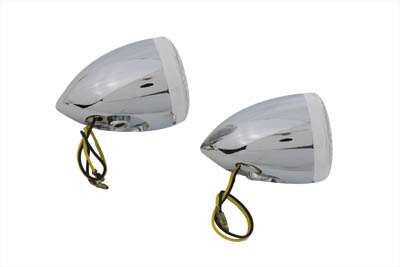 Amber Rear Bullet Style LED Turn Signal Lamp for Harley VRSC