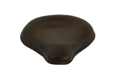 Brown Leather CH Style Solo Seat for Harley & Customs - Click Image to Close