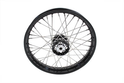 18" x 2.15" Replica Front or Rear Spoke Wheel for 1936-66 Big Twins - Click Image to Close