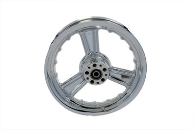 16" OE Billet Wheel w/ Bearings 3 Spoke for 1986-2005 Softails & XL - Click Image to Close