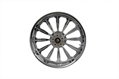 19" Front Forged Alloy Wheel, Starburst Style - Click Image to Close