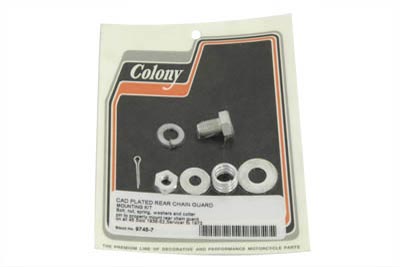 Rear Chain Guard Mount Kit Cadmium - Click Image to Close