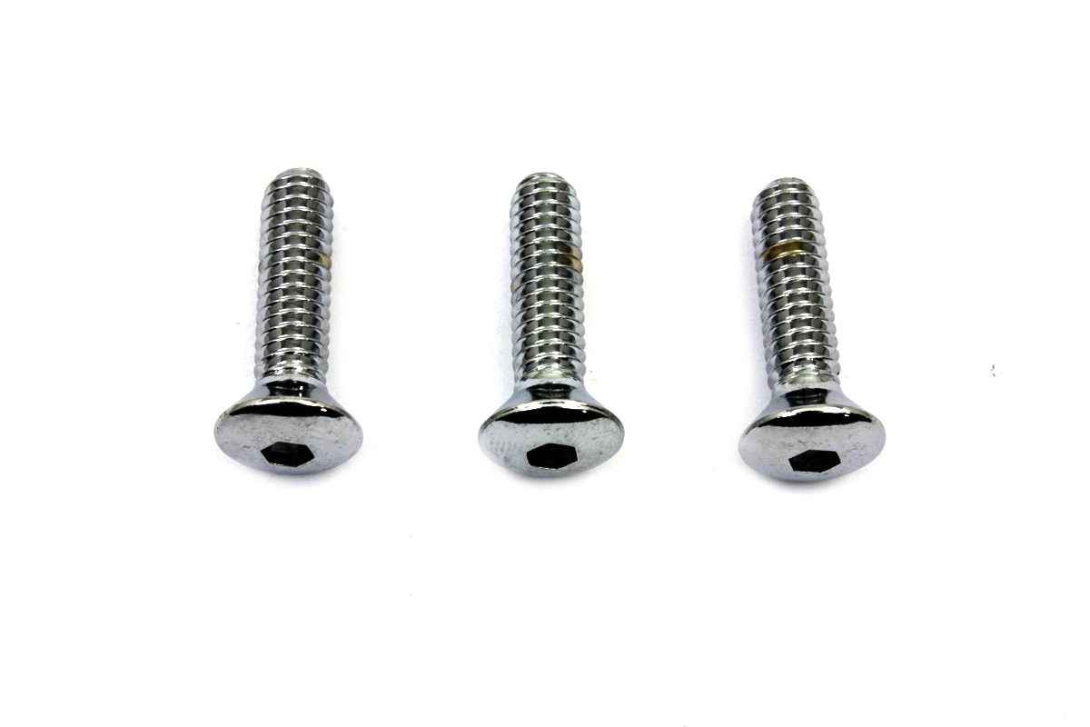 Chrome Air Cleaner Mount Screws - Click Image to Close